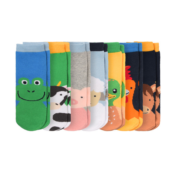 7 Paar Baby Socken