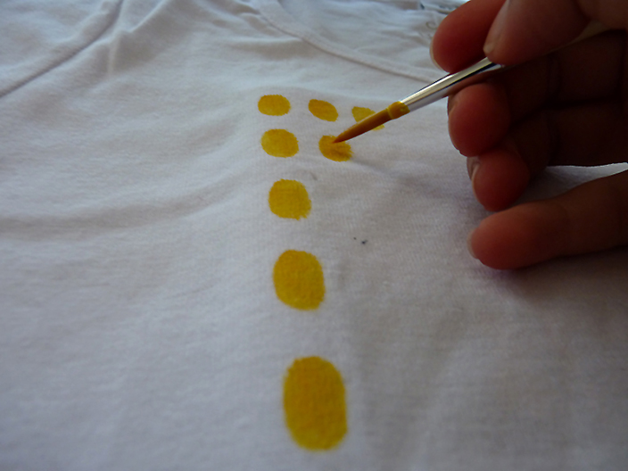 Ananas-Shirt Punkte