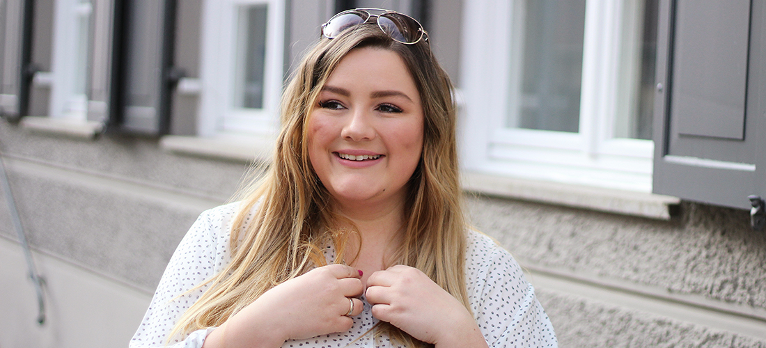 Blusenoutfits, Plus Size, Blusen kombinieren, Theodora Flipper