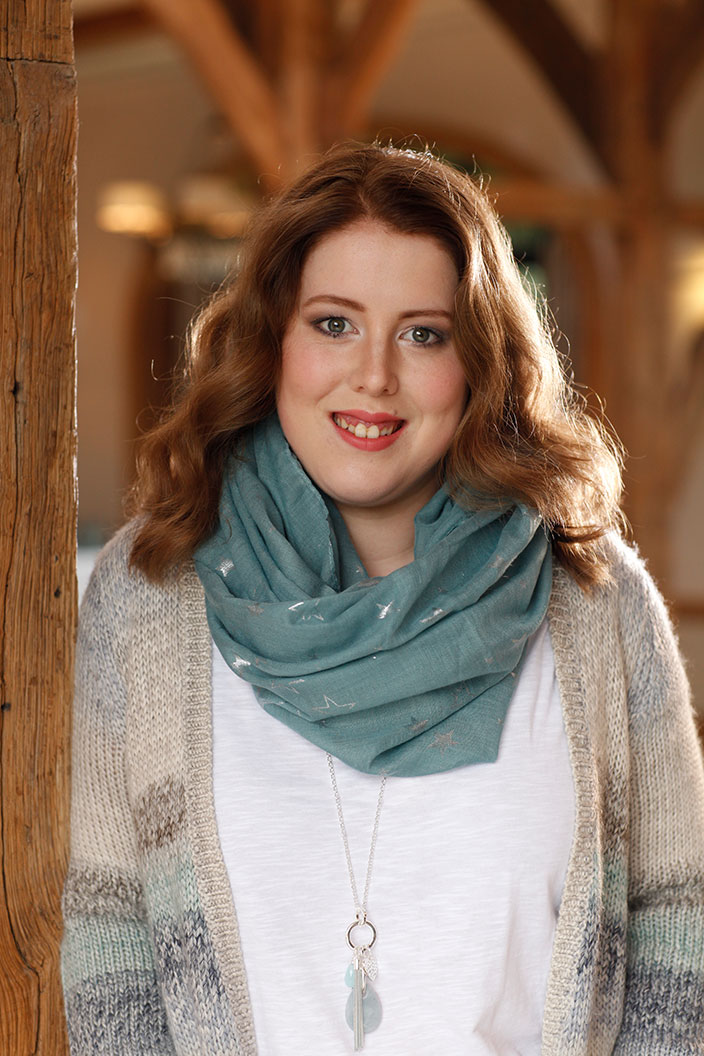 Umstyling, Umstyling Ernsting's family, Umstyling Jacqueline, beige Strickjacke, Mint, Herbst 2017