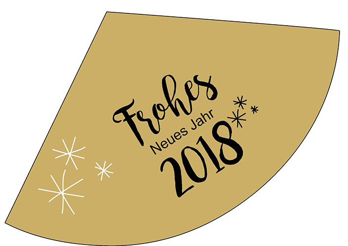 Silvester Partyhut zum Download, Silvester, 2018, Partyhütchen, Silvesterhut