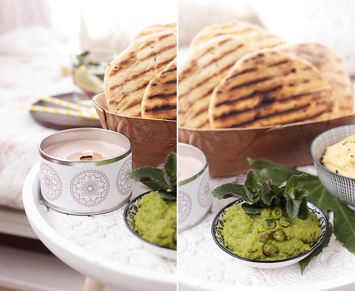Faldenbrot selber amchen, Hummus, Fladenbrot, türkisch kochen, Rezept
