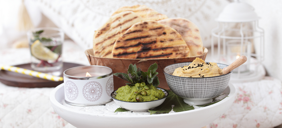 Faldenbrot selber amchen, Hummus, Fladenbrot, türkisch kochen, Rezept