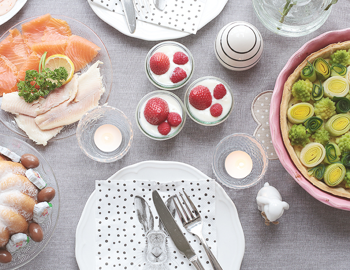Ostern, Brunchen, Frühstücken, Osterbrunch, Rezepte, Rezeptideen, Tarte, Dekorieren, Frühling,