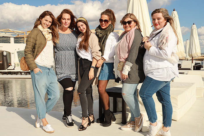 Blogger-Event, Ernsting's family, Theodora Flipper, Diana König, Ooobacht, Petra Mayer, Kim Umlauf, Blogger, Bloggerin, Plus Size, Elabonbonella, Elisabeth Januszek, Mallorca, Sommerkollektion