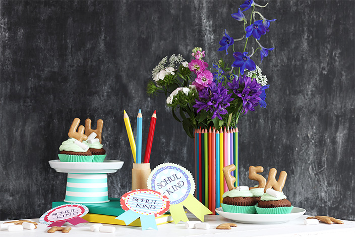 Schulanfang Rezepte, Rezepte Schuleinführung, wie Einschulung feiern, Ideen erster Schultag, Schulanfang Bastelideen