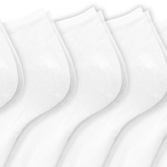 6 Paar Damen Sneaker-Socken unifarben