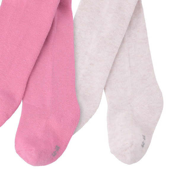2 Baby Strumpfhosen im Basic-Look