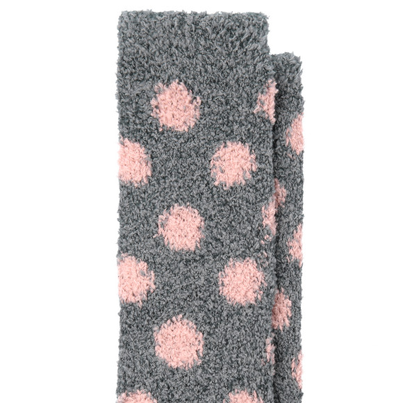 1 paar knusse damessokken met stippen