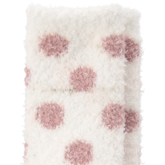 1 paar knusse damessokken met stippen