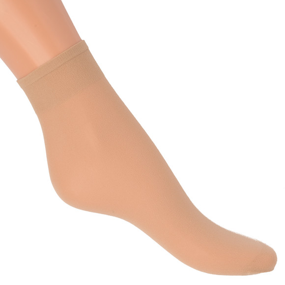 4 Paar Damen Feinstrumpfsocken mit 20 DEN