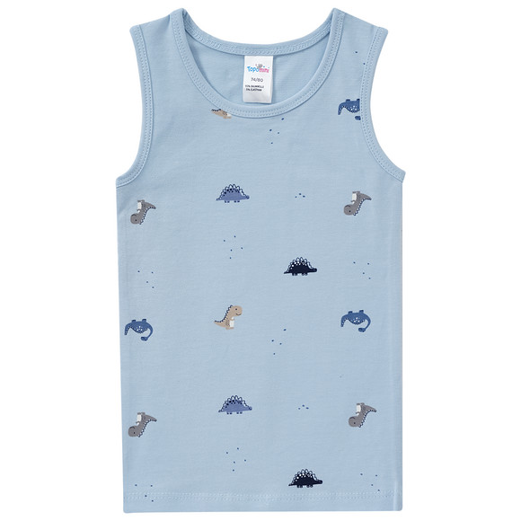 2 Baby Unterhemden in verschiedenen Dessins