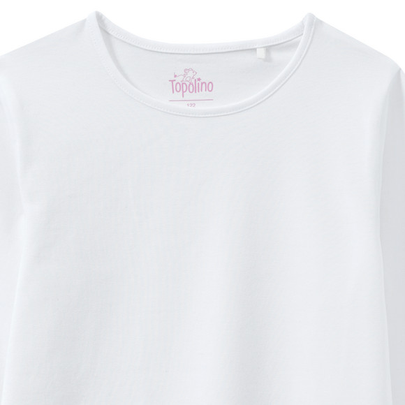 Mädchen Langarmshirt im Basic-Look