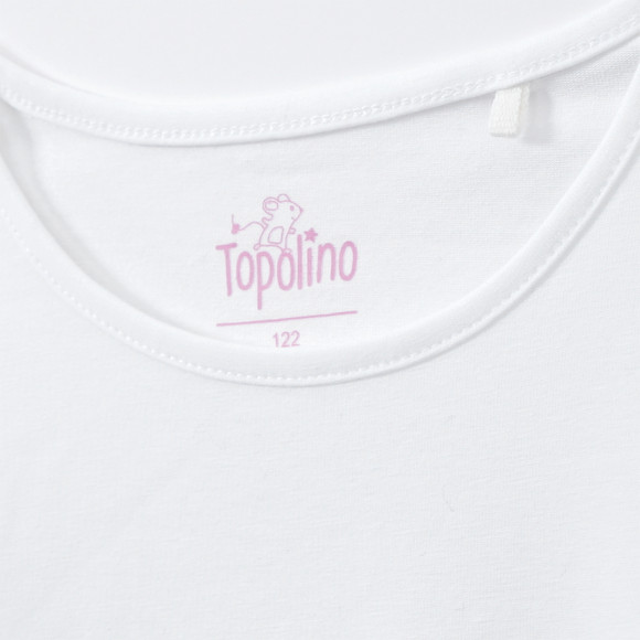 Mädchen Langarmshirt im Basic-Look