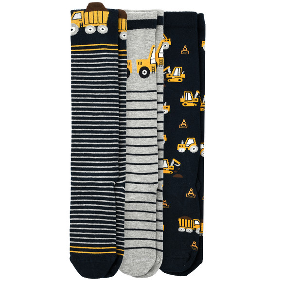 3 paar jongens kniekousen in een Kledingsets