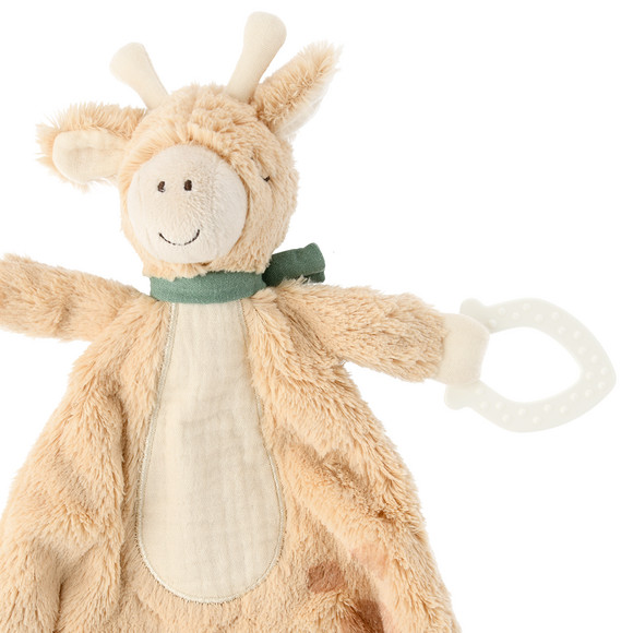 Babyknuffeldoekje in giraffedessin