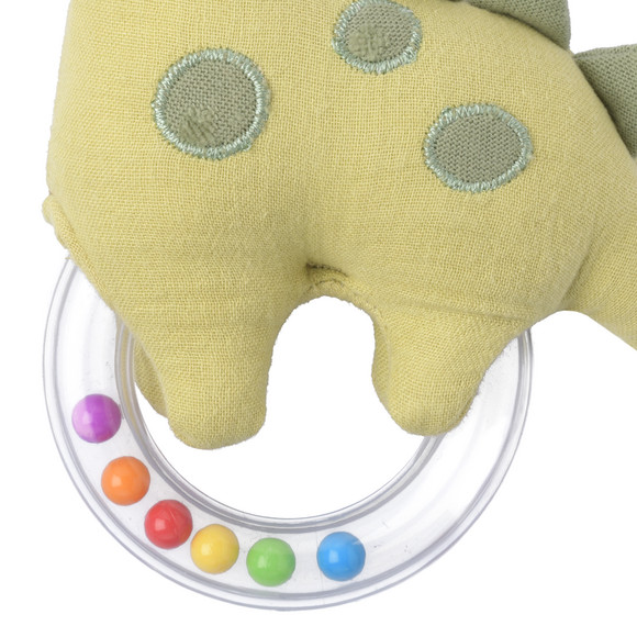 Rammelaar voor baby's in dinosaurusdesign