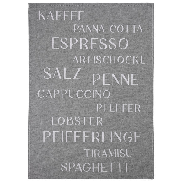 2 theedoeken met all-over tekst