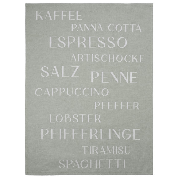 2 theedoeken met all-over tekst