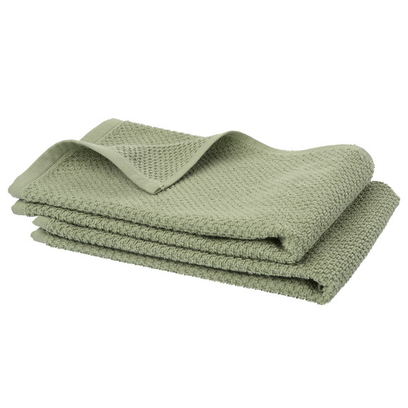 2 Küchentücher aus Frottee hellgrün