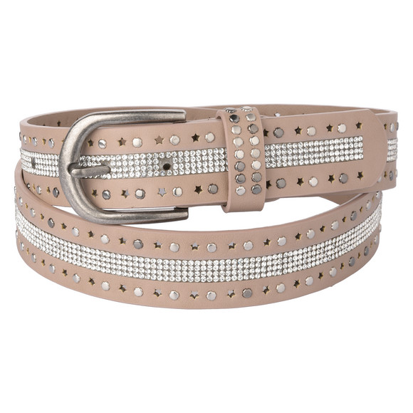 Damen Gürtel mit Nieten-Applikation