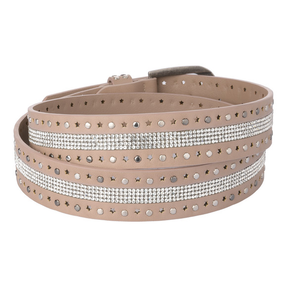 Damen Gürtel mit Nieten-Applikation