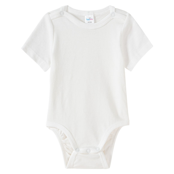 2 Baby Bodys mit Bio-Baumwolle
