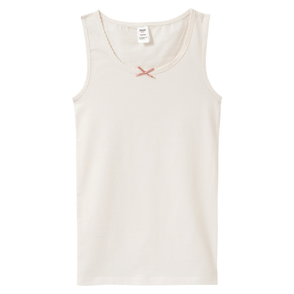 2 Mädchen Unterhemden im Set