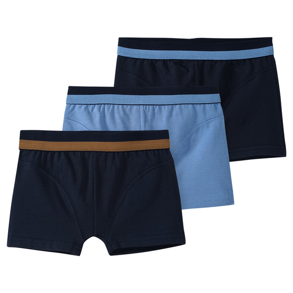 3 jongensboxershorts met biologisch katoen