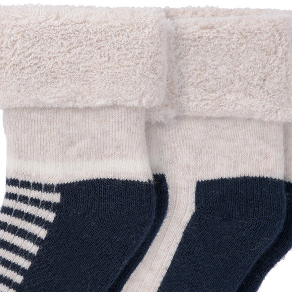 2 Newborn sokken met badstof