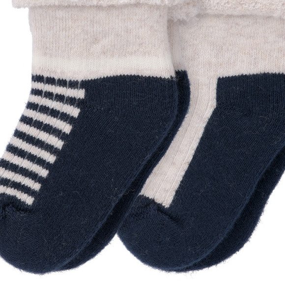 2 Newborn sokken met badstof