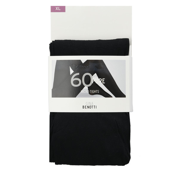 Damen Strumpfhose aus Mikrofaser schwarz