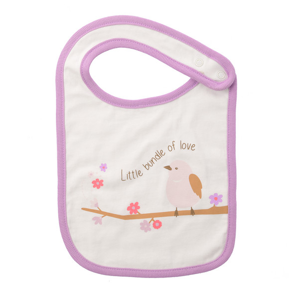 3 slabbetjes voor baby’s met motieven