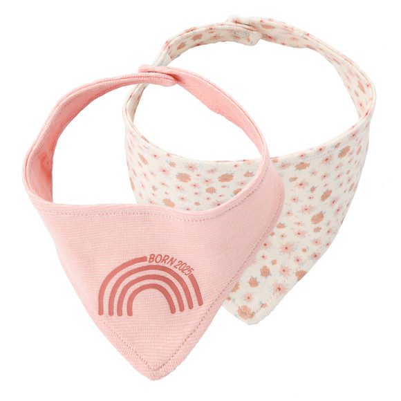 2 Newborn Bandana Born 2025