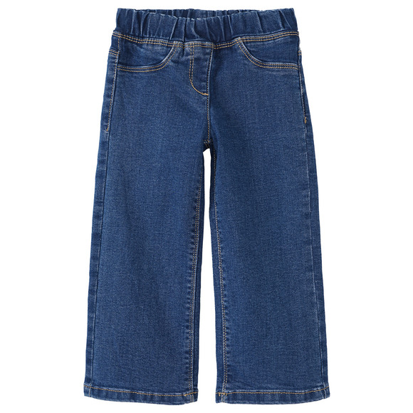 Mädchen Straight-Jeans mit Elastikbund