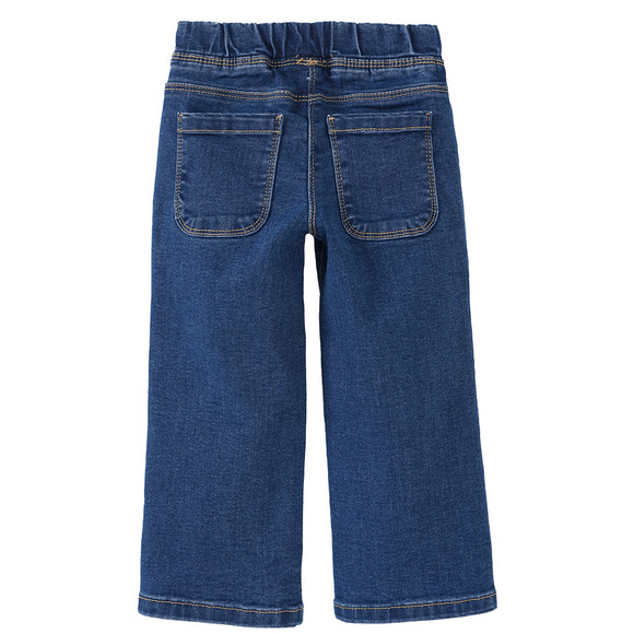 Mädchen Straight-Jeans mit Elastikbund