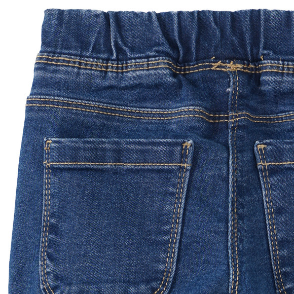 Mädchen Straight-Jeans mit Elastikbund