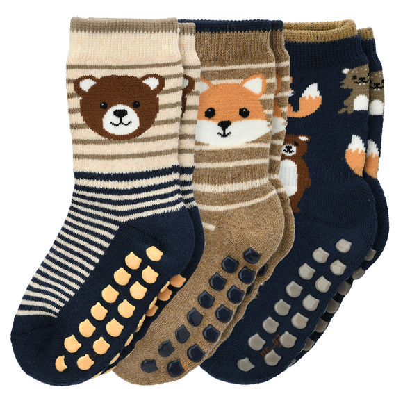 3 paar baby stopper sokken in een set