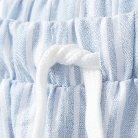 Meisjespyjama met geribbelde structuur