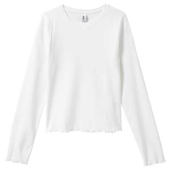 Meisjespyjama met geribbelde structuur