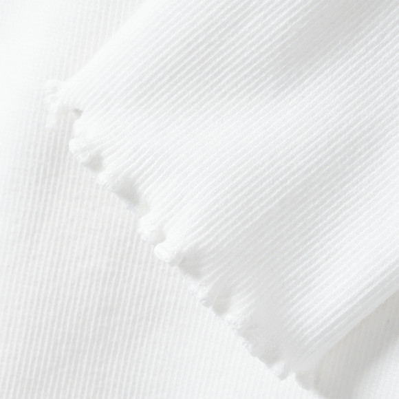 Meisjespyjama met geribbelde structuur