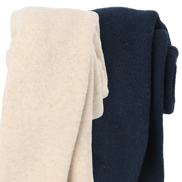 2 badstof leggings met biologisch katoen