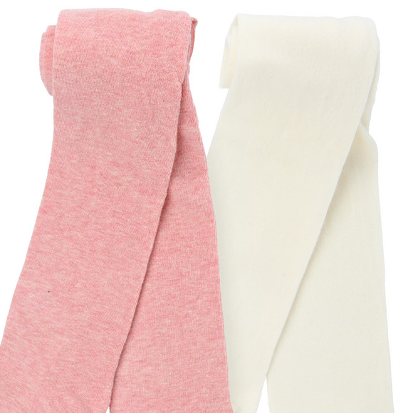 2 meisjesmaillots met biologisch katoen