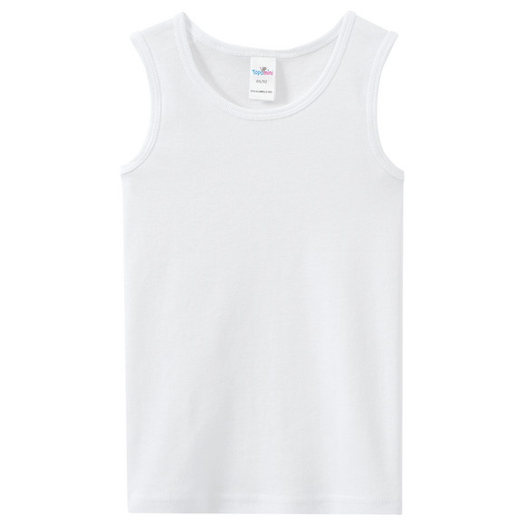 2 Baby Unterhemden unifarben