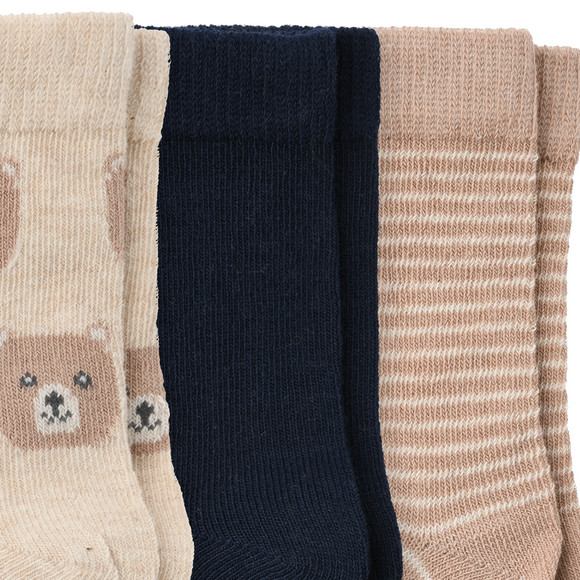 3 Paar Baby Socken mit Bio-Baumwolle