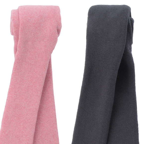 2 Meisjes Leggings met biologisch katoen