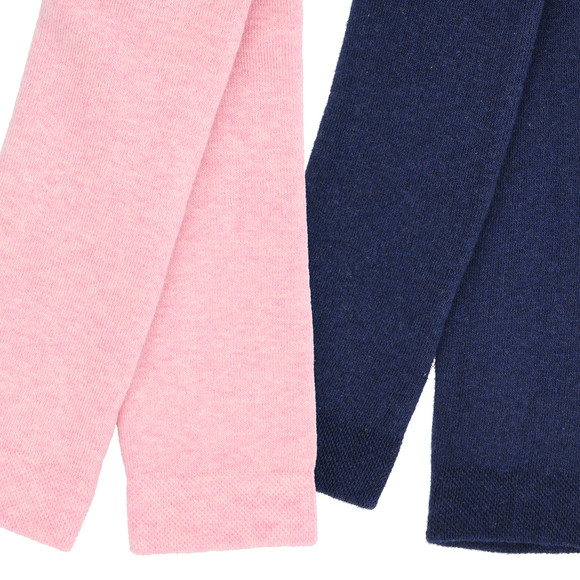 2 Mädchen Frottee-Leggings mit Baumwolle