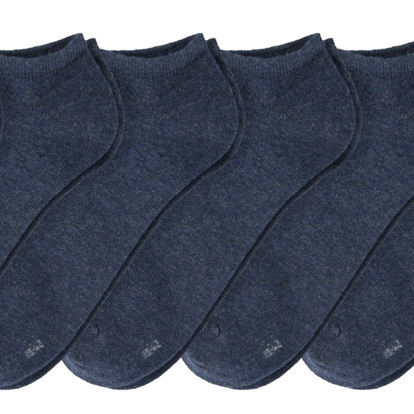 6 Paar Herren Sneaker-Socken unifarben