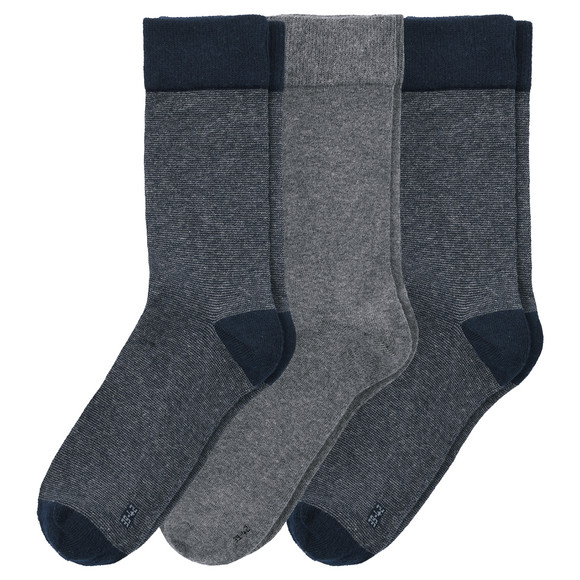 3 Paar Herren Socken mit Bio-Baumwolle