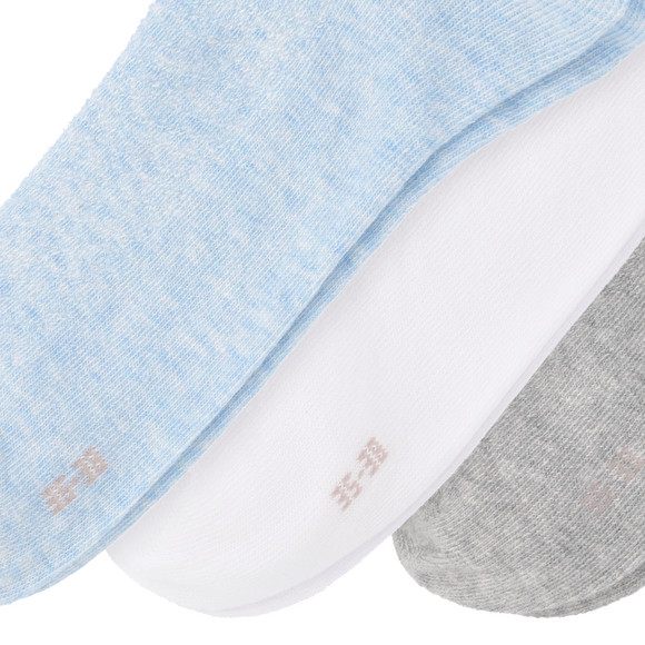 3 Paar Damen Sneaker-Socken mit Struktur
